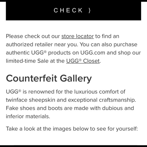 Ugg insure authenticity, do not be fooled! - Picture 4 of 8